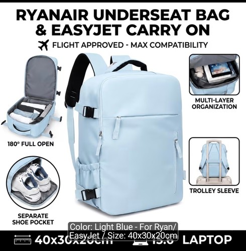40x30x20cm ryanair approved - ryanair,