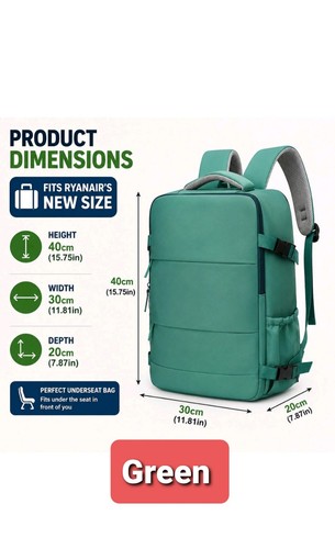 Ryanair cabin bag 40x30x20 - cabin,